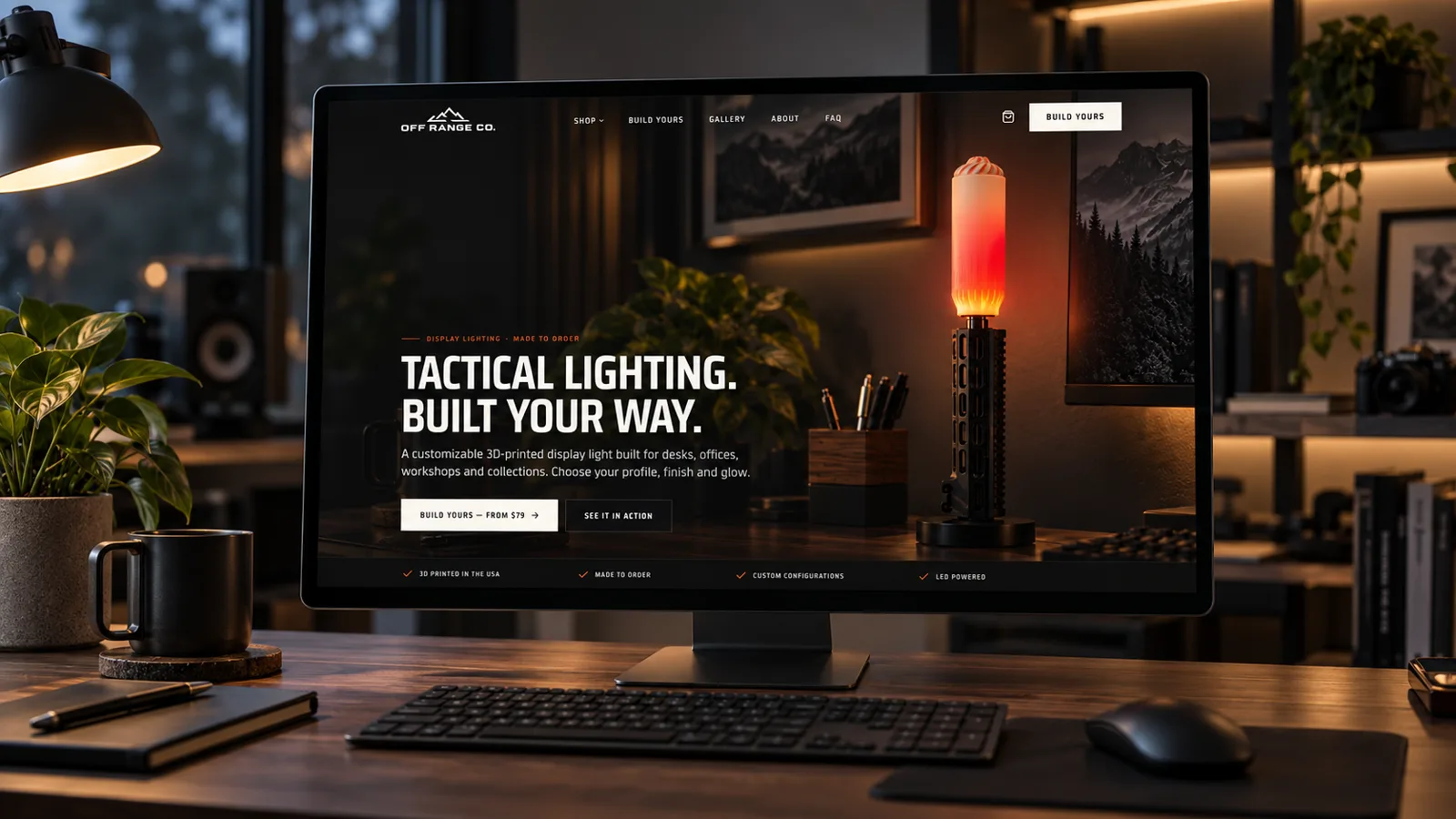 Off Range Co. website built with Renn AI Studio